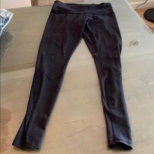 lululemon leggings with side floral mesh